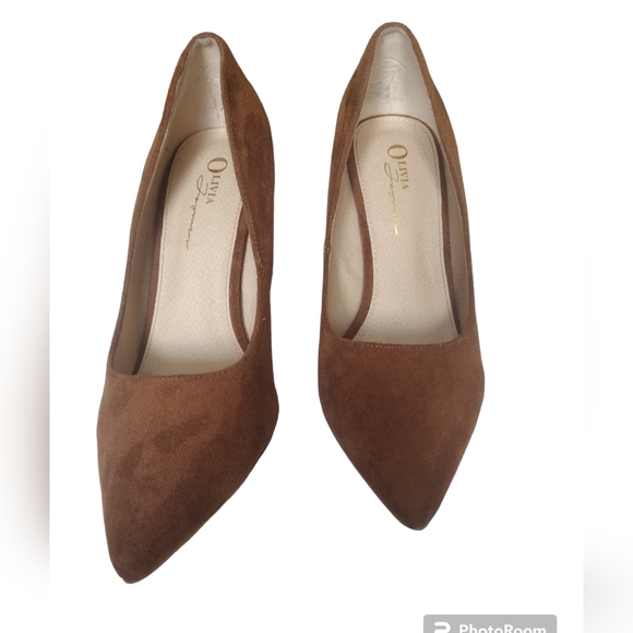 Faux Suede Olivia James Shoe size 9 and hobo bag by Signature - Picture 5 of 9